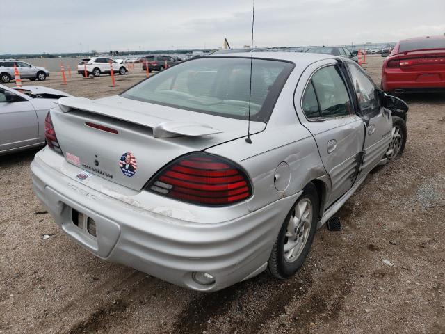 1G2NF52F52C194212 - 2002 PONTIAC GRAND AM S SILVER photo 4
