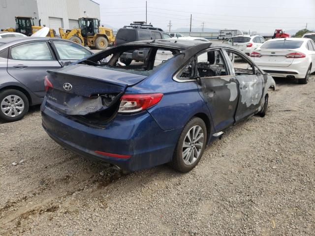 5NPE34AF8GH296213 - 2016 HYUNDAI SONATA SPO BURN photo 4