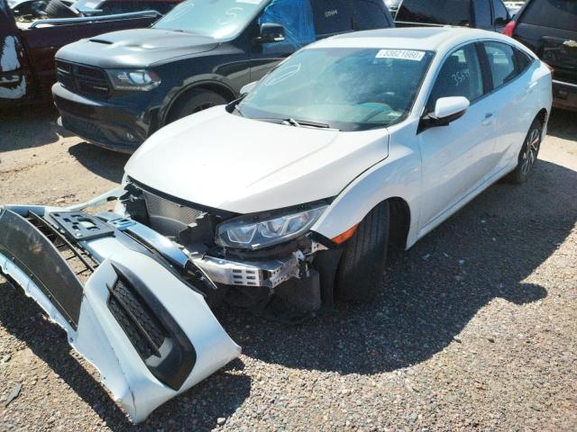 2HGFC2F72JH513346 - 2018 HONDA CIVIC EX  photo 2