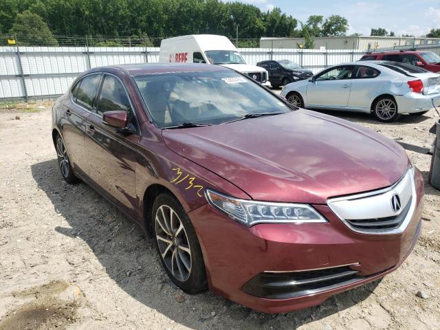 19UUB2F53FA001741 - 2015 ACURA TLX TECH BURGUNDY photo 1