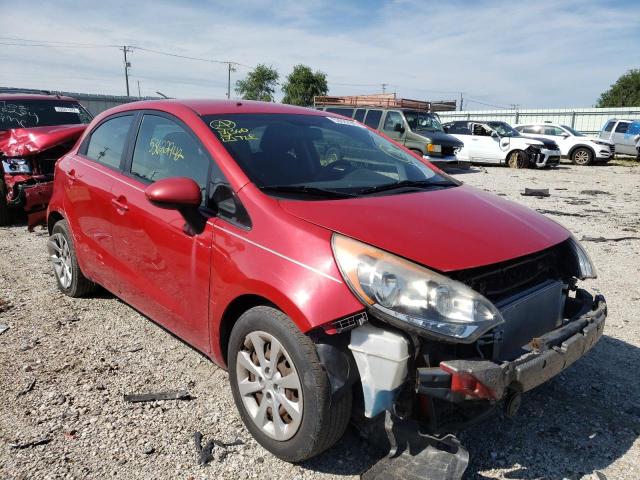 KNADN5A35D6203720 - 2013 KIA RIO EX RED photo 1