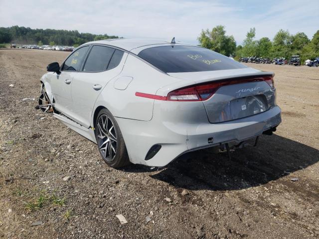 KNAE35LD0P6123438 - 2023 KIA STINGER GT GRAY photo 3