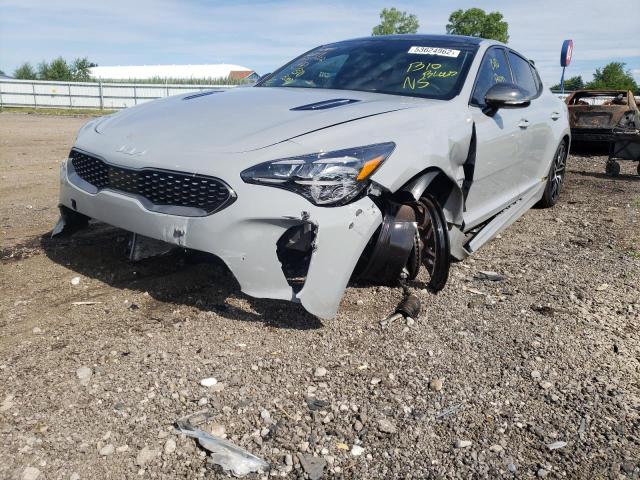 KNAE35LD0P6123438 - 2023 KIA STINGER GT GRAY photo 9