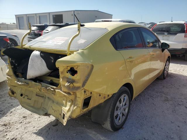 KNADM4A3XG6561655 - 2016 KIA RIO LX YELLOW photo 4