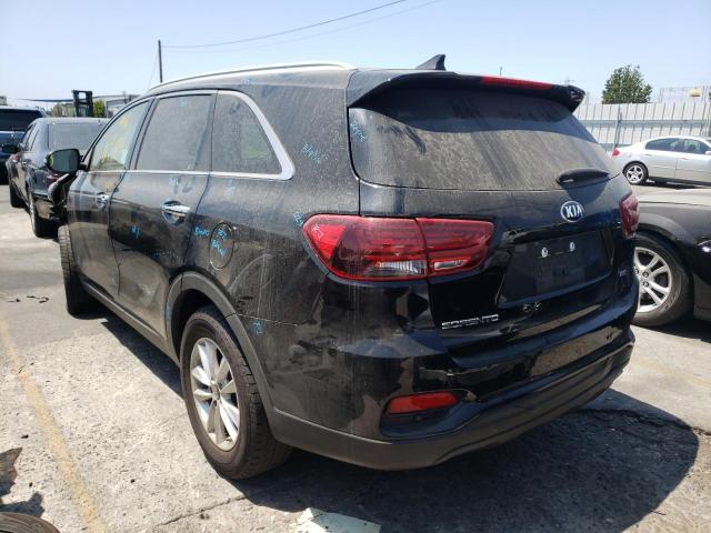 5XYPG4A36KG590597 - 2019 KIA SORENTO L BLACK photo 3