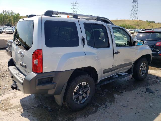 5N1AN0NW3FN661676 - 2015 NISSAN XTERRA X SILVER photo 4