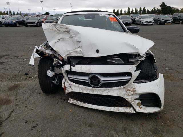 WDDWK6EB0KF815743 - 2019 MERCEDES-BENZ C 43 AMG WHITE photo 9