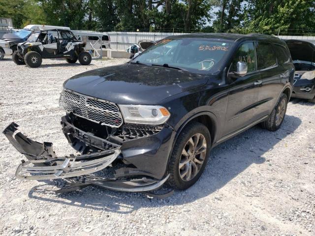 1C4RDJEG5GC323475 - 2016 DODGE DURANGO CI BLACK photo 2