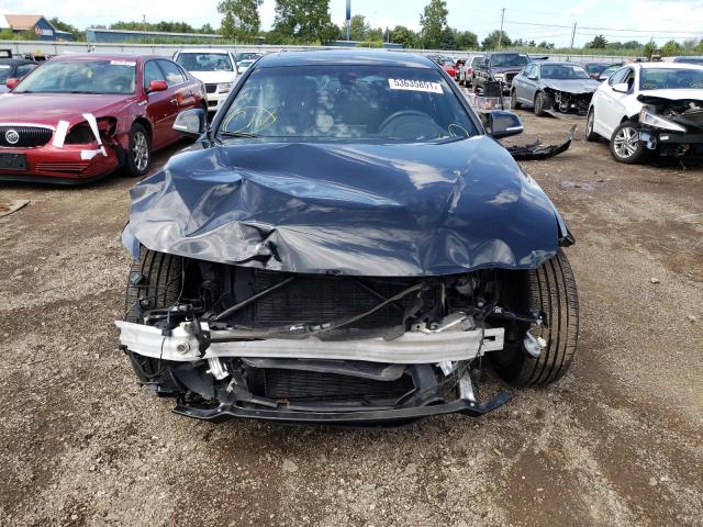 WBA4J7C50KBM76073 - 2019 BMW 440XI GRAN BLACK photo 9