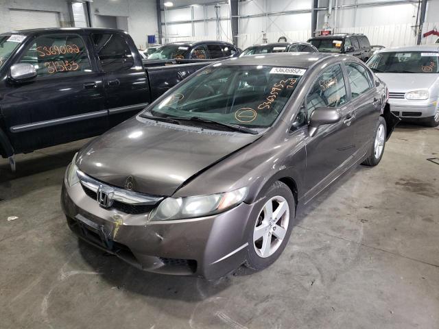 19XFA1F6XAE000184 - 2010 HONDA CIVIC LX-S رمادي صورة 2
