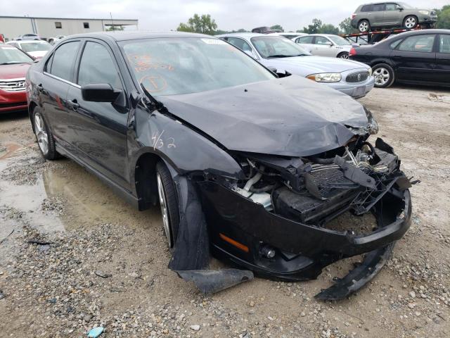 3FAHP0KC4BR107776 - 2011 FORD FUSION SPO BLACK photo 1