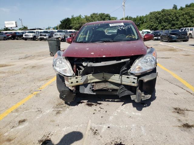 3N1CN7AP4JL804313 - 2018 NISSAN VERSA S MAROON photo 9