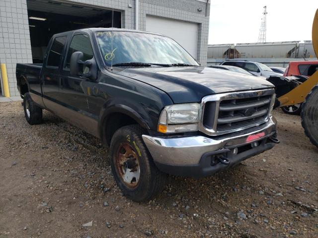 1FTSW31P54EC97487 - 2004 FORD F350 SRW S GREEN photo 1