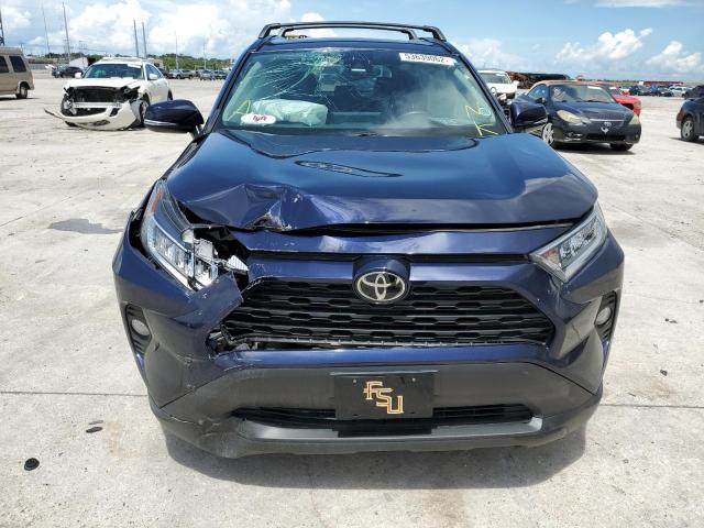 2T3C1RFVXMW127826 - 2021 TOYOTA RAV4 XLE P BLUE photo 9