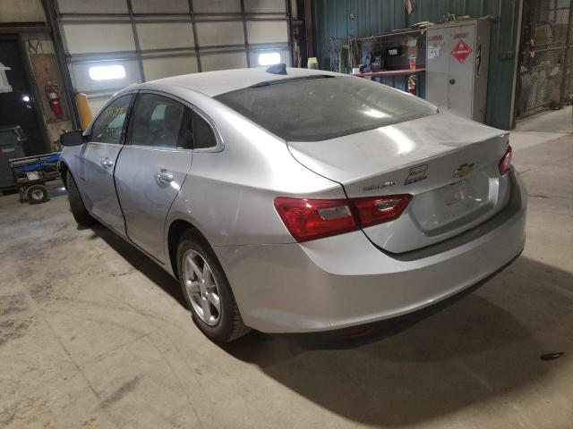 1G1ZB5ST8GF189387 - 2016 CHEVROLET MALIBU LS SILVER photo 3