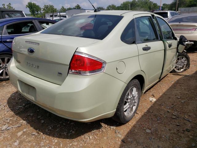 1FAHP3FN1AW124592 - 2010 FORD FOCUS GREEN photo 4