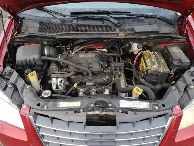 2A4RR5D11AR323911 - 2010 CHRYSLER TOWN & COU RED photo 7