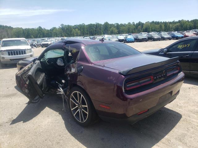 2C3CDZBT5LH156911 - 2020 DODGE CHALLENGER PURPLE photo 3