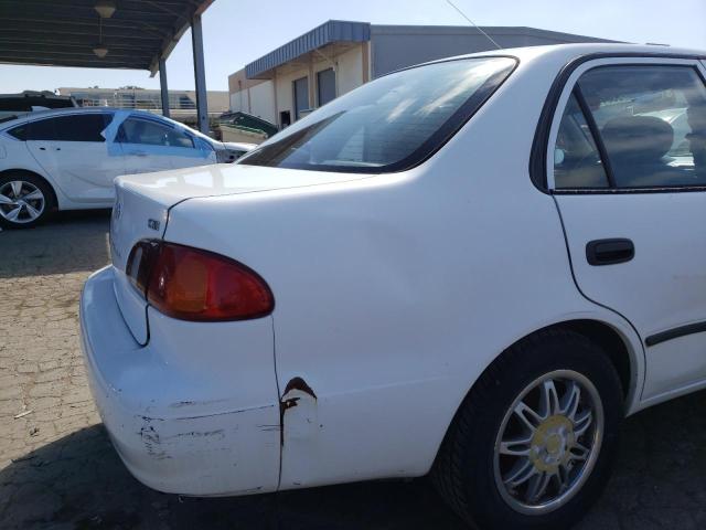 1NXBR12E3YZ392839 - 2000 TOYOTA COROLLA VE WHITE photo 9