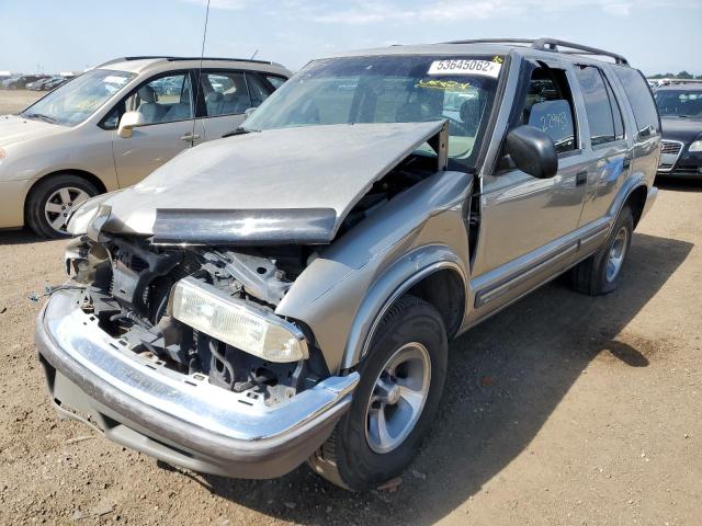 1GNCS13W3Y2201105 - 2000 CHEVROLET BLAZER TAN photo 2