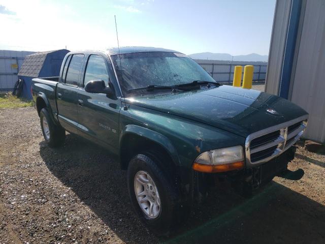 1B7GG2AN31S159858 - 2001 DODGE DAKOTA QUA GREEN photo 1