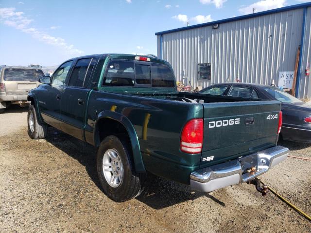 1B7GG2AN31S159858 - 2001 DODGE DAKOTA QUA GREEN photo 3