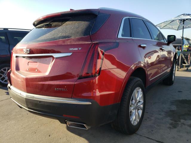 1GYKNAR47MZ234136 - 2021 CADILLAC XT5 LUXURY RED photo 4