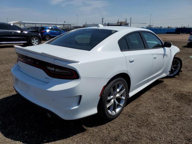 2C3CDXHG1NH160942 - 2022 DODGE CHARGER GT WHITE photo 4