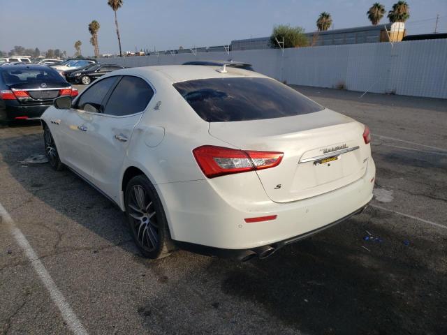 ZAM57RSA3H1226269 - 2017 MASERATI GHIBLI S WHITE photo 3