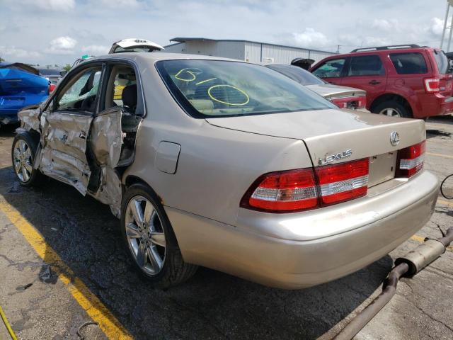 JT8BF28G210339797 - 2001 LEXUS ES300 TAN photo 3