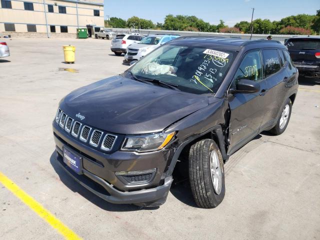 3C4NJCAB3JT133909 - 2018 JEEP COMPASS SP CHARCOAL photo 2