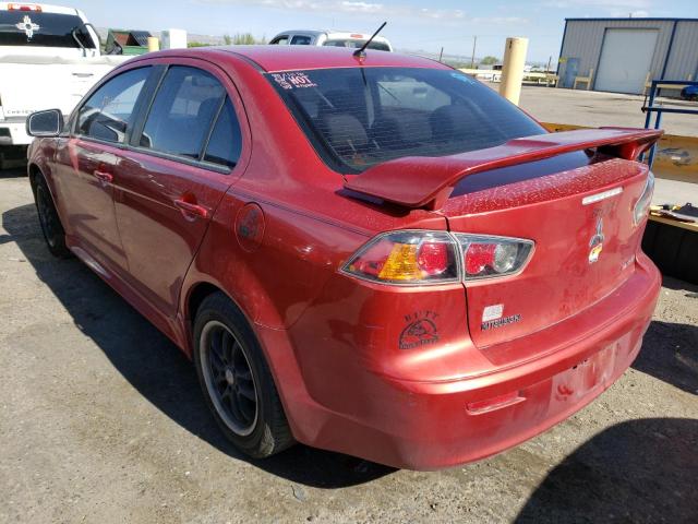 JA32U2FU8BU005301 - 2011 MITSUBISHI LANCER ES/ RED photo 3