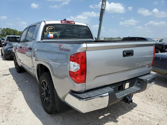 5TFEY5F14MX297248 - 2021 TOYOTA TUNDRA CRE SILVER photo 3