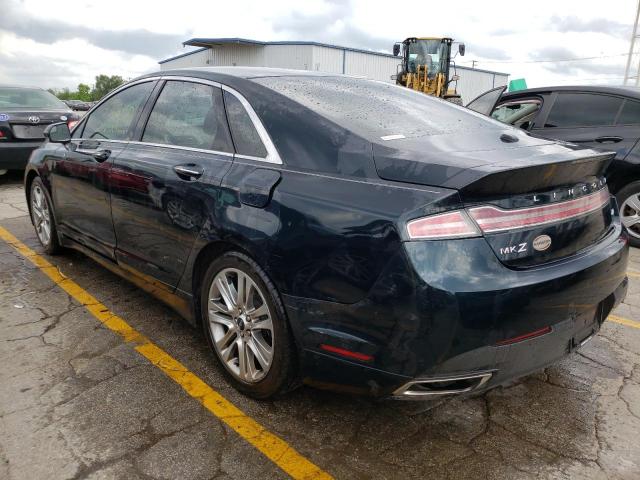 3LN6L2LU9ER807227 - 2014 LINCOLN MKZ HYBRID BLACK photo 3