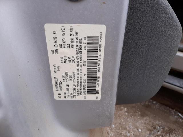 1D7HU18P17S115645 - 2007 DODGE RAM 1500 S SILVER photo 10