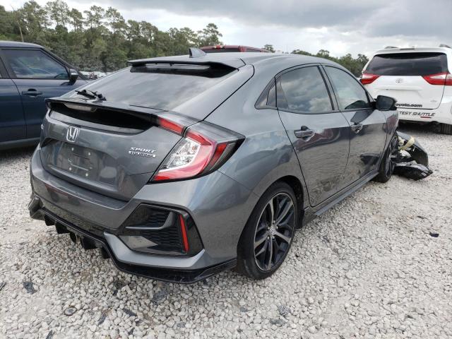 SHHFK7H9XLU206446 - 2020 HONDA CIVIC SPOR GRAY photo 4