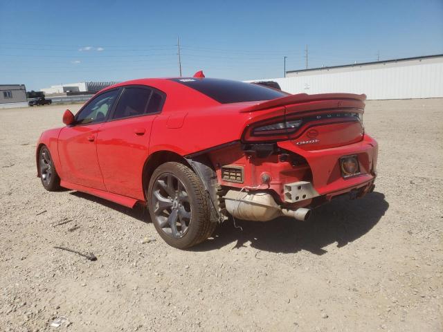 2C3CDXHG3KH681138 - 2019 DODGE CHARGER GT RED photo 3