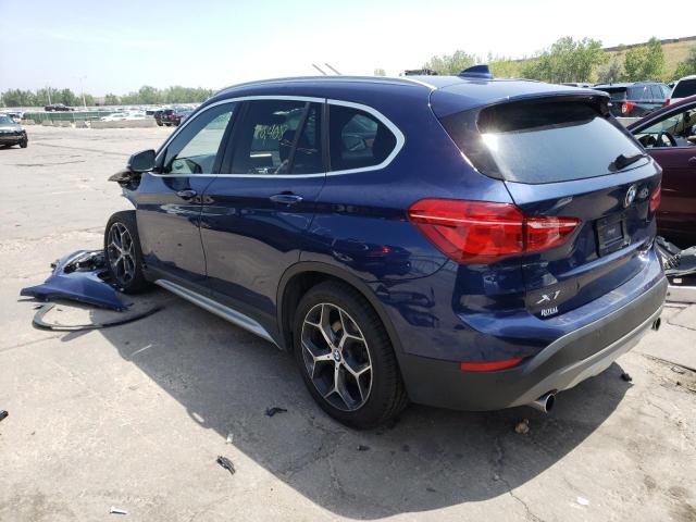 WBXHT3C32J5L31686 - 2018 BMW X1 XDRIVE2 BLUE photo 3