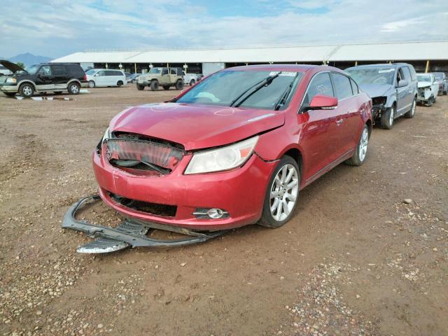 1G4GJ5E34CF286749 - 2012 BUICK LACROSSE T RED photo 2