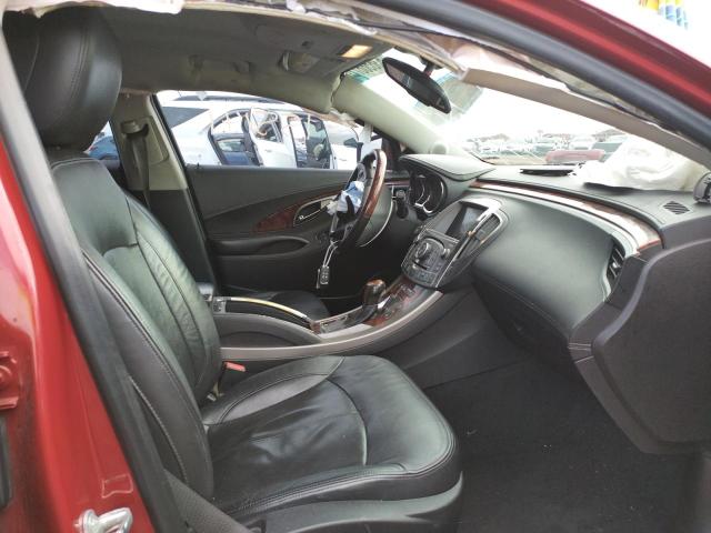 1G4GJ5E34CF286749 - 2012 BUICK LACROSSE T RED photo 5