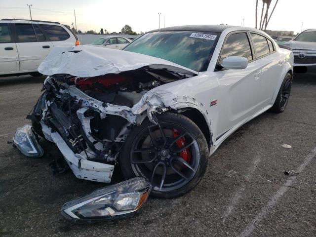 2C3CDXGJ1MH563427 - 2021 DODGE CHARGER SC WHITE photo 2