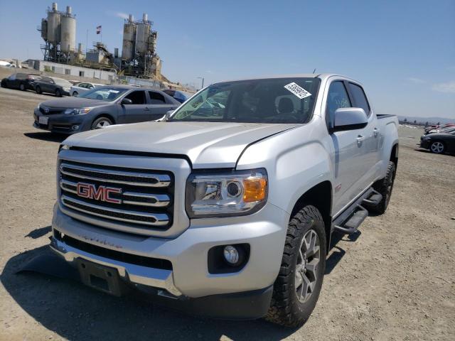 1GTG6CE32G1284172 - 2016 GMC CANYON SLE SILVER photo 2