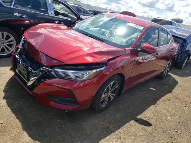 3N1AB8CVXLY287977 - 2020 NISSAN SENTRA SV RED photo 2