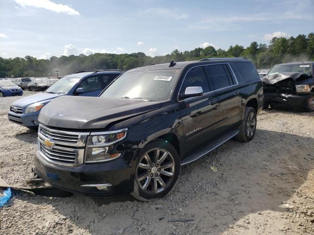 1GNSKKKC0FR506168 - 2015 CHEVROLET SUBURBAN K BLACK photo 2