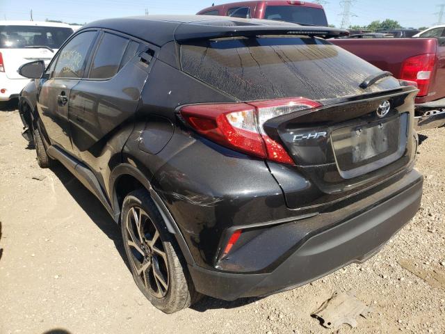 JTNKHMBX0K1024777 - 2019 TOYOTA C-HR XLE BLACK photo 3