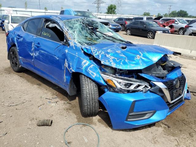 3N1AB8CVXMY331557 - 2021 NISSAN SENTRA SV BLUE photo 1