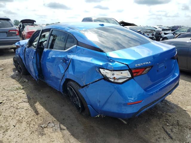 3N1AB8CVXMY331557 - 2021 NISSAN SENTRA SV BLUE photo 3