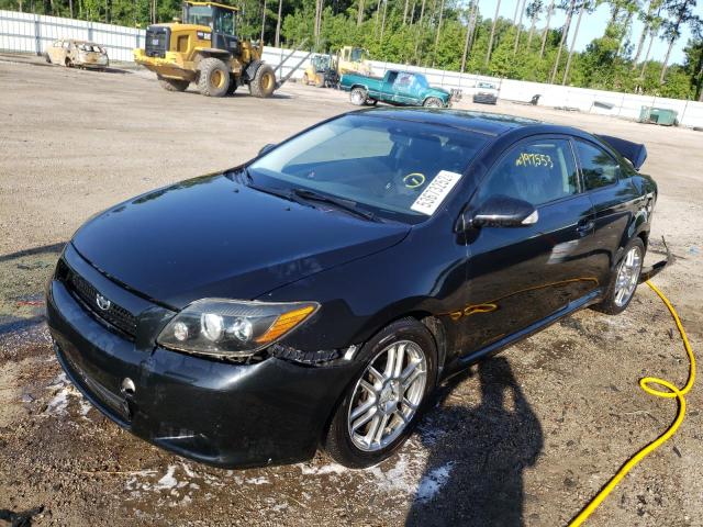 JTKDE167680253583 - 2008 TOYOTA SCION TC BLACK photo 2