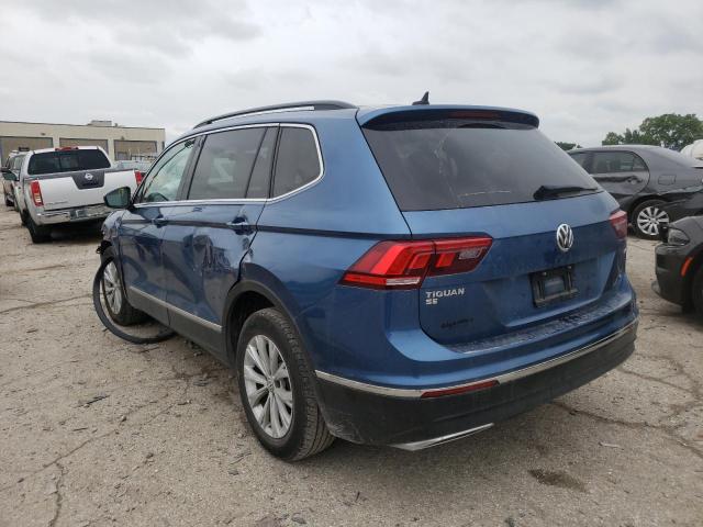 3VV3B7AX3JM087842 - 2018 VOLKSWAGEN TIGUAN SE BLUE photo 3