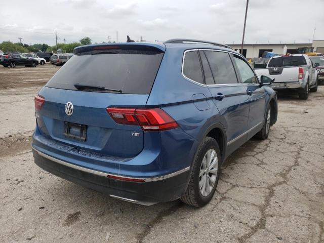 3VV3B7AX3JM087842 - 2018 VOLKSWAGEN TIGUAN SE BLUE photo 4